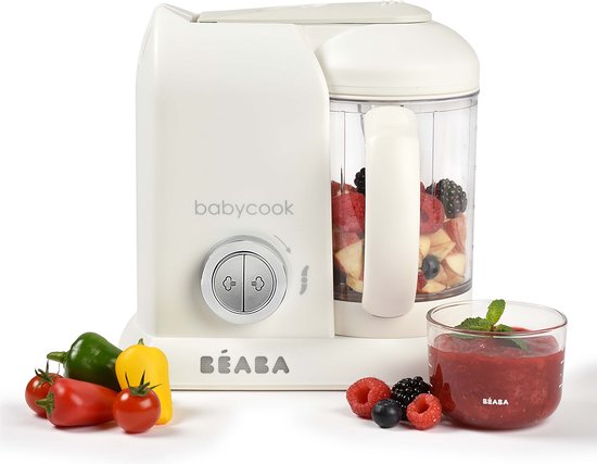 Béaba Babycook Solo® Babyvoeding bereider - 4 in 1 - Wit