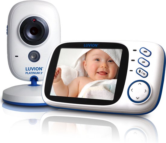Luvion® Platinum 3+ Babyfoon met Camera - Wit