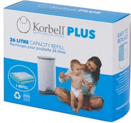 Korbell Luieremmer Navulling - 3 Stuks - 26 l