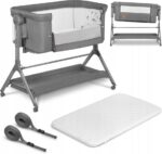 Lionelo Leonie Plus Co-Sleeper - 3 in 1 - Grijs