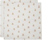 Jollein Hydrofiele Doek Large - Teddy Bear- 2 Stuks - 115 x 115 cm