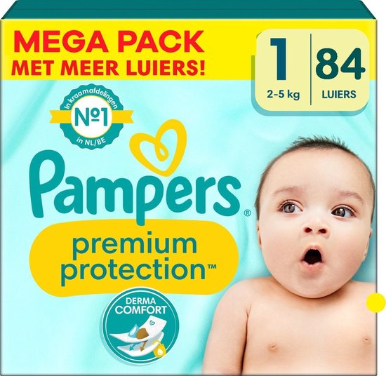Pampers - Premium Protection - Maat 1 - 84 stuks