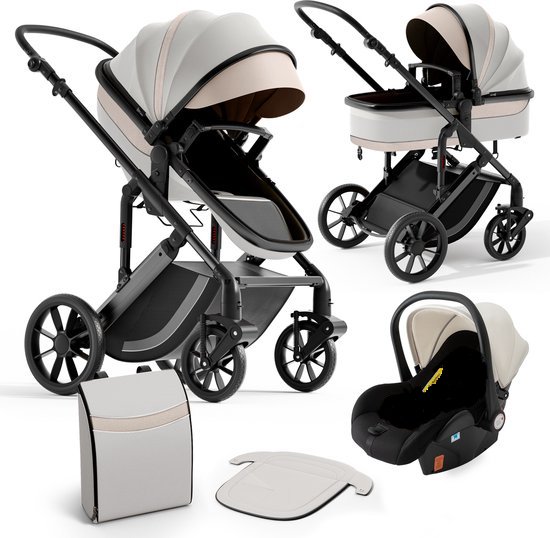 Lugia Zena Kinderwagen - Autostoel, Buggy & Reiswieg - Beige