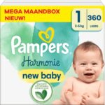 Pampers - Harmonie - Maat 1 - 360 stuks