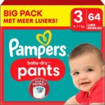 Pampers - Baby Dry Pants - Maat 3 - 64 Luierbroekjes