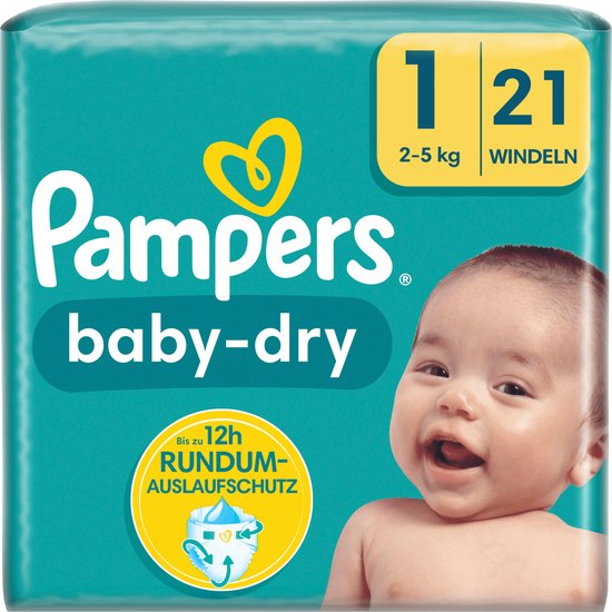 Pampers - Baby Dry Newborn - Maat 1 - 21 stuks