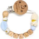 Wavy Dreams - Speenkoord met naam - Jongen - Model Jelle