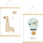 Happy Walls Posters Canvas - Giraf & Ballon