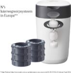 Tommee Tippee Twist & Click Luieremmer Starterset - Wit - Inclusief 6 navulcassettes