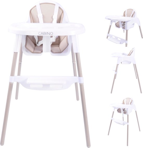 Cabino Kinderstoel Situp - Wit Clay
