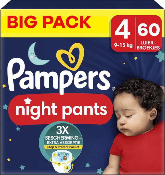 Pampers - Night Pants - Maat 4 - 60 stuks