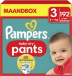 Pampers Baby-Dry Pants - Maat 3 - 192 Luierbroekjes