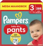 Pampers - Baby Dry Pants - Maat 3 - 288 Luierbroekjes