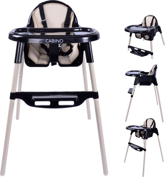 Cabino Kinderstoel Situp - Zwart Clay