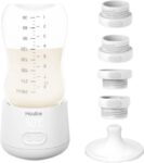 Houbie® Draagbare Flessenwarmer - Geschikt voor o.a. Dr. Brown, Philips Avent, Difrax, Medela etc. - Wit