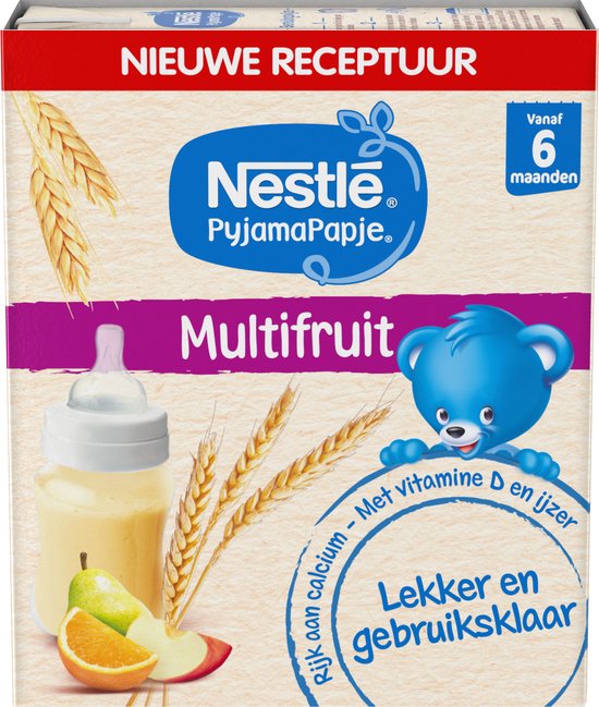 Nestlé Pyjama Papje - Multifruit - 6+ maanden - 12 x 250ml