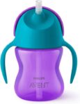Philips Avent Drinkbeker met rietje - 9m+ - Paars/Blauw
