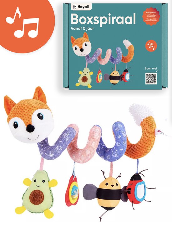 Hayali® Boxspiraal - Voor Babybox/ Kinderwagen/ Autostoelspeeltje