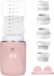 MasonPro Flessenwarmer - Inclusief 5 Adapters - Roze