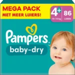 Pampers - Baby Dry - Maat 4+ - 86 stuks