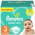 Pampers - Baby Dry - Maat 3 - 124 luiers