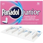 Panadol Junior Paracetamol zetpillen - 125 mg - 10 stuks