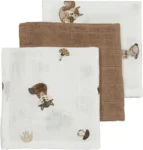 Meyco Baby hydrofiele doekjes - Forest Animals - 3 stuks - 30 x 30 cm