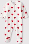 Petit Bateau Babypyjama met rode hartjes - Diverse maten