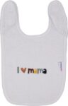 MamaLoes Slabbetje "I love Mama"