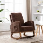 Sweiko Zachte Schommelstoel - Bruin