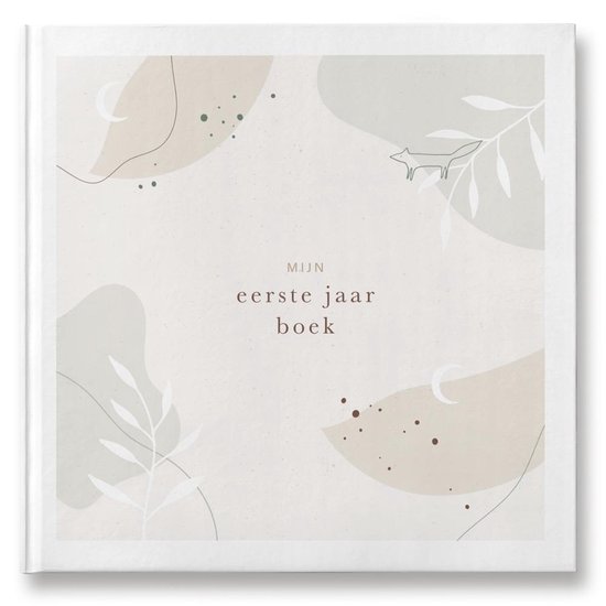 Maan Amsterdam - Eerste jaar boek Baby - Beige