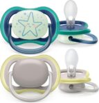 Philips Avent Ultra Air Nighttime Glow in the Dark Fopspeen - 2 stuks - 6-18 maanden
