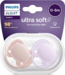 Philips Avent Ultra Soft Fopspeen - 2 stuks - 0-6 maanden