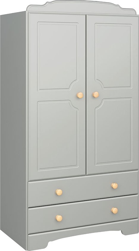 Hioshop Nilon Kledingkast - Grijs